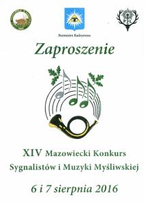 XIV Mazowiecki Konkurs Sygnalistów i Muzyki Myśliwskiej