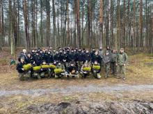 Wspólna akcja sadzenia lasu z I Liceum Ogólnokształcącym PUL im. 111 Eskadry Myśliwskiej w Wołominie