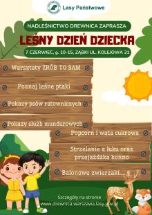Leśny Dzień Dziecka w Nadleśnictwie Drewnica